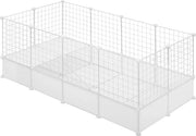 Ren per Piccoli Animali - Adattabile - Per Interno - Ren per Gatti - Ren per Animali - Ren per Puppi - Ren per Piccoli Animali - Bianco - 142x53x71 cm