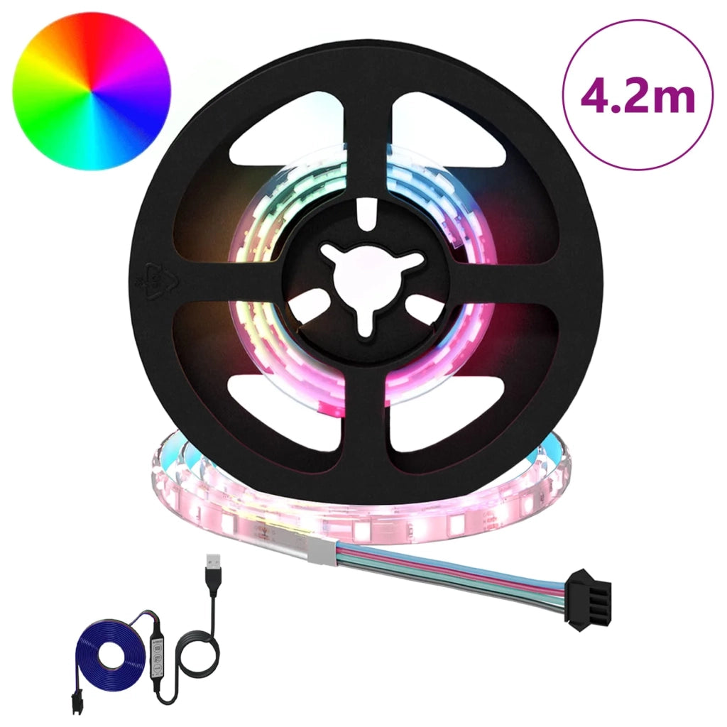 Striscia LED 12 pcs Nero e trasparente 350 mm Rame e plastica 3429093