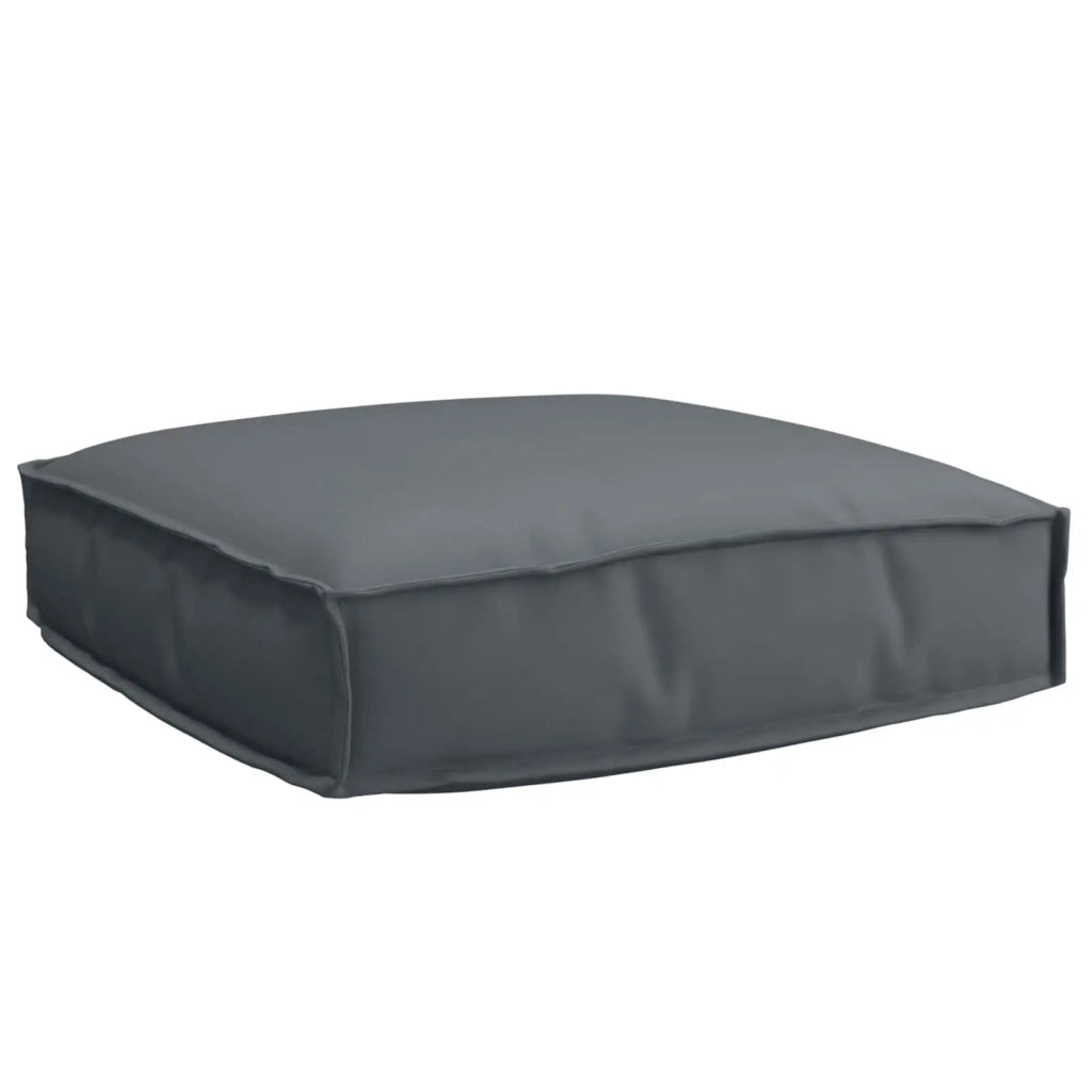 Cuscino Antracite 60 x 60 x 12 cm Tessuto Oxford 42001488