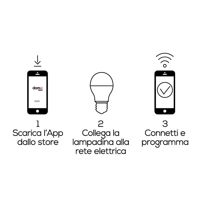 Beghelli LAMPADA LED GOCCIA E27 11W RGB + 2700 - 6500K WIFI