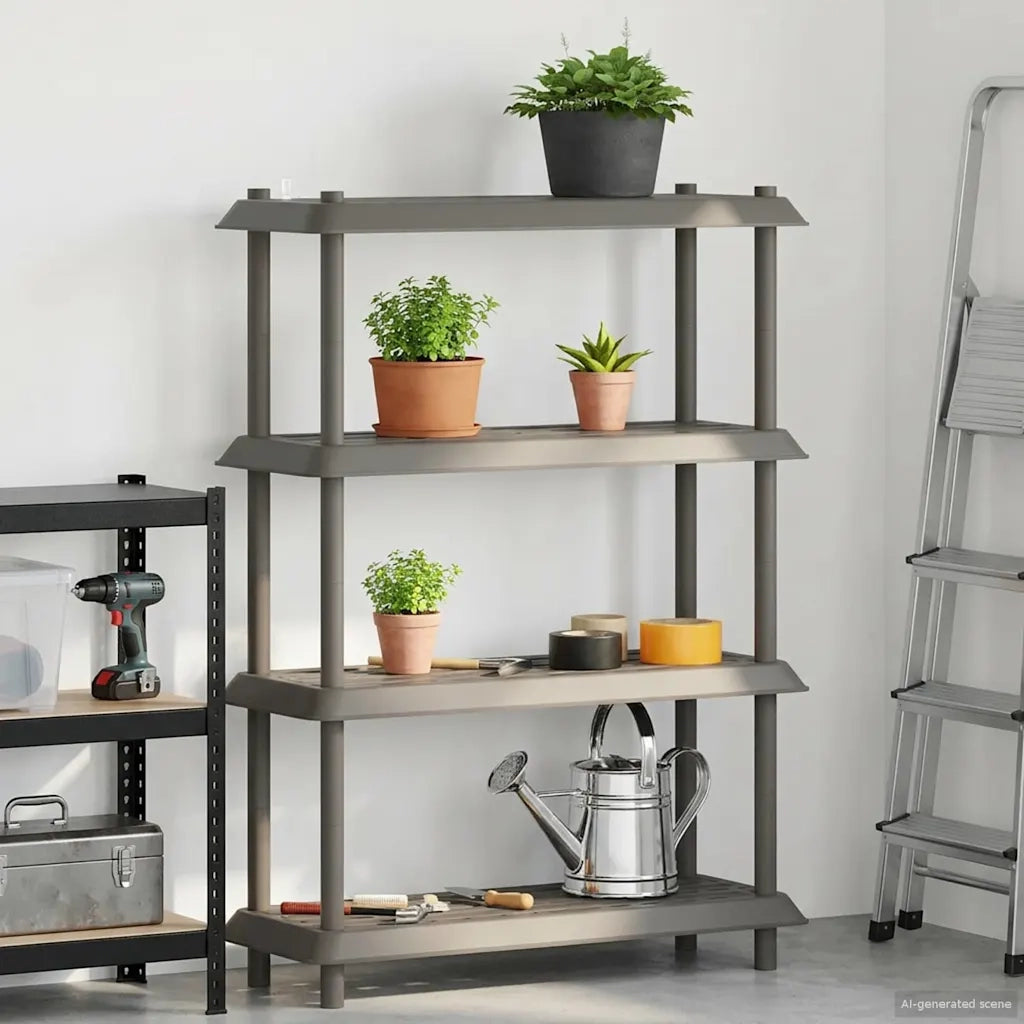 Unità di scaffalatura 4 livelli 100 x 40 x 136,5 cm PP 8011751