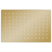 Testa Doccia a Pioggia in Acciaio Inox 30x20cm Rettangolare Oro CFW9196718