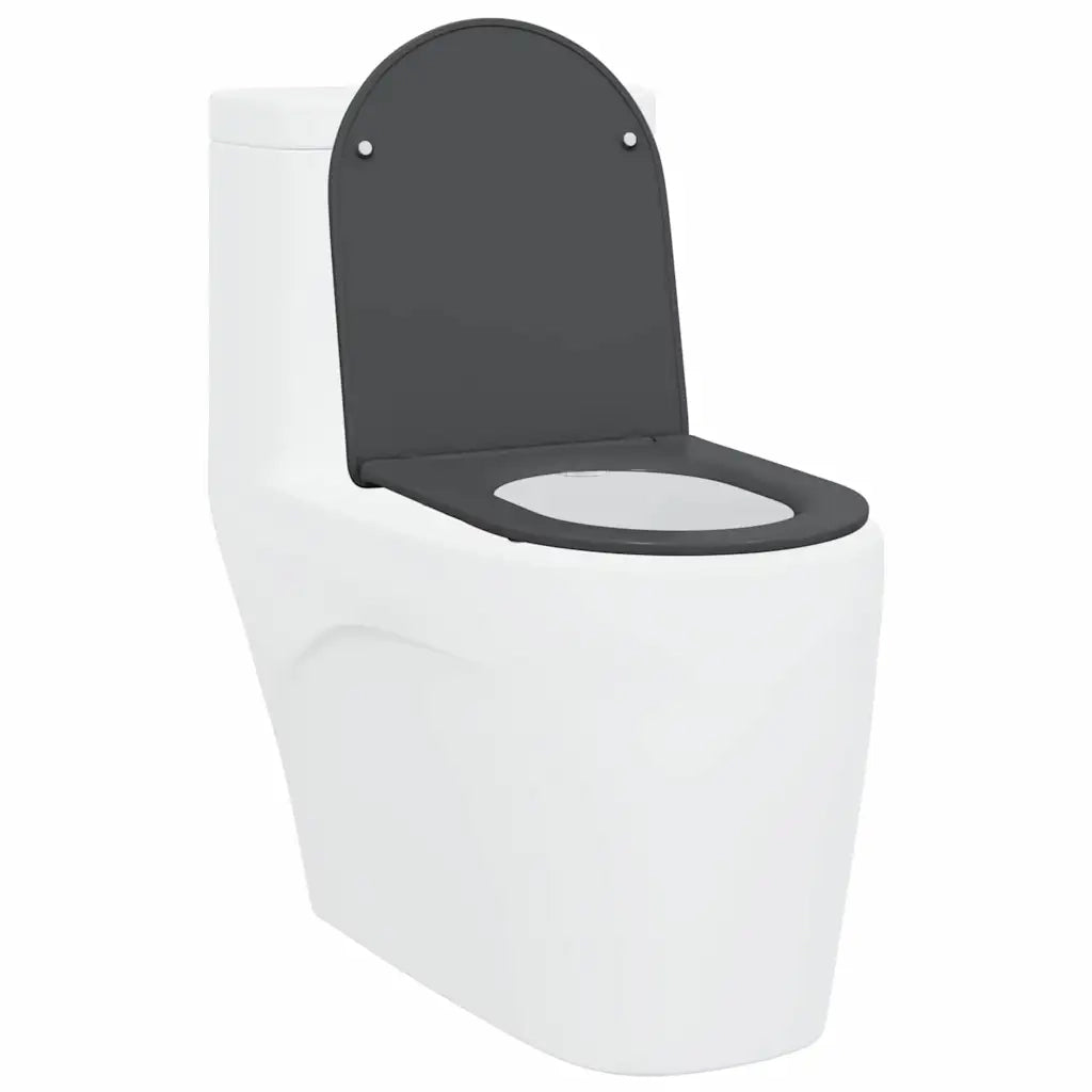 Sedile del WC Antracite 47 x 36 x 3,4 cm Duroplast 42002366