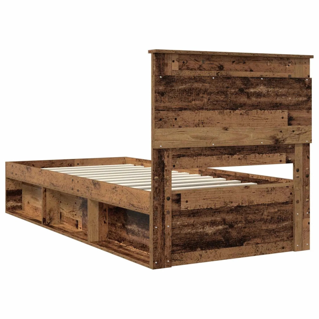 Struttura del letto Legno vecchio 90 x 200 cm Pino massello 3410142