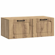 Mobile Porta TV da Muro-Credenza per TV sospesa Rovere Artigianale 78,5 x 41 x 30 cm 416366
