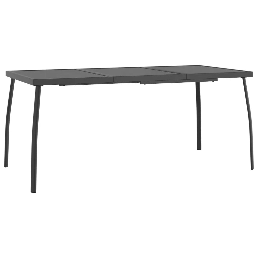 Set da Pranzo da Giardino 5 pz in Acciaio Antracite 3187972