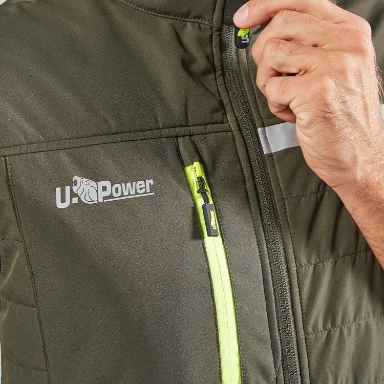 Gilet Upower Wall Taglia l Dark Green