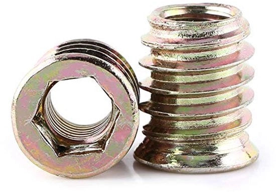 Viti a espansione a 6 facce - 20 pezzi - Aghi a espansione a 6 facce - Aghi per legno - Aghi a espansione in acciaio inossidabile - M8 x 17 mm - Viti a espansione per mobili in legno