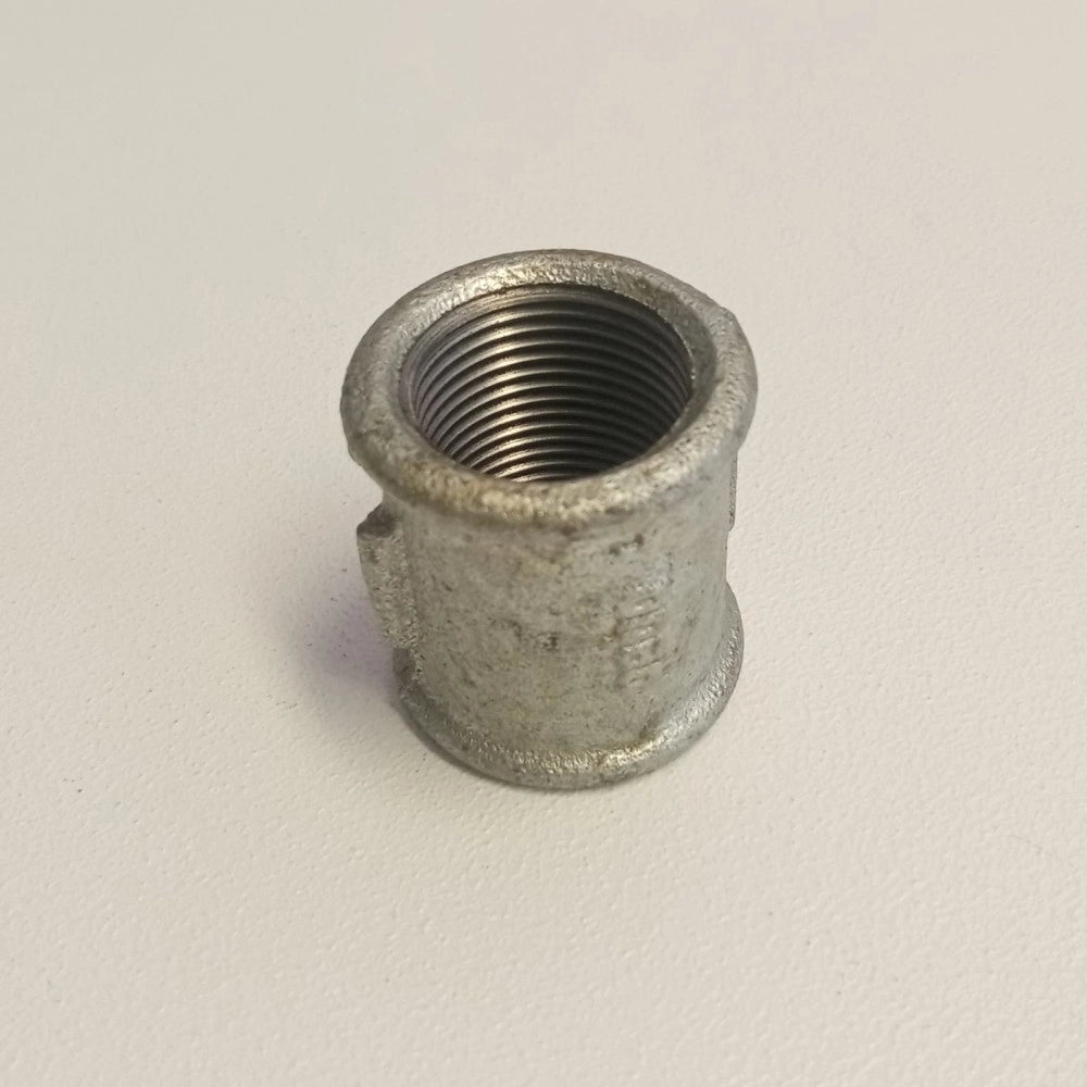 Raccordo ff 1''+1/2 manicotto giunzione di ghisa zincata malleabile
