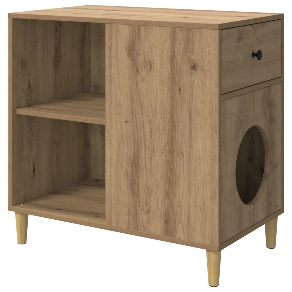 Casa per Gatti Rovere Artigianale 72 x 42.5 x 70 cm 8000688