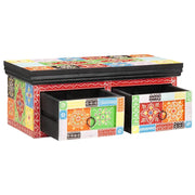 Mobile TV Multicolore 60 x 30 x 24 cm Legno massello di mango 4017579