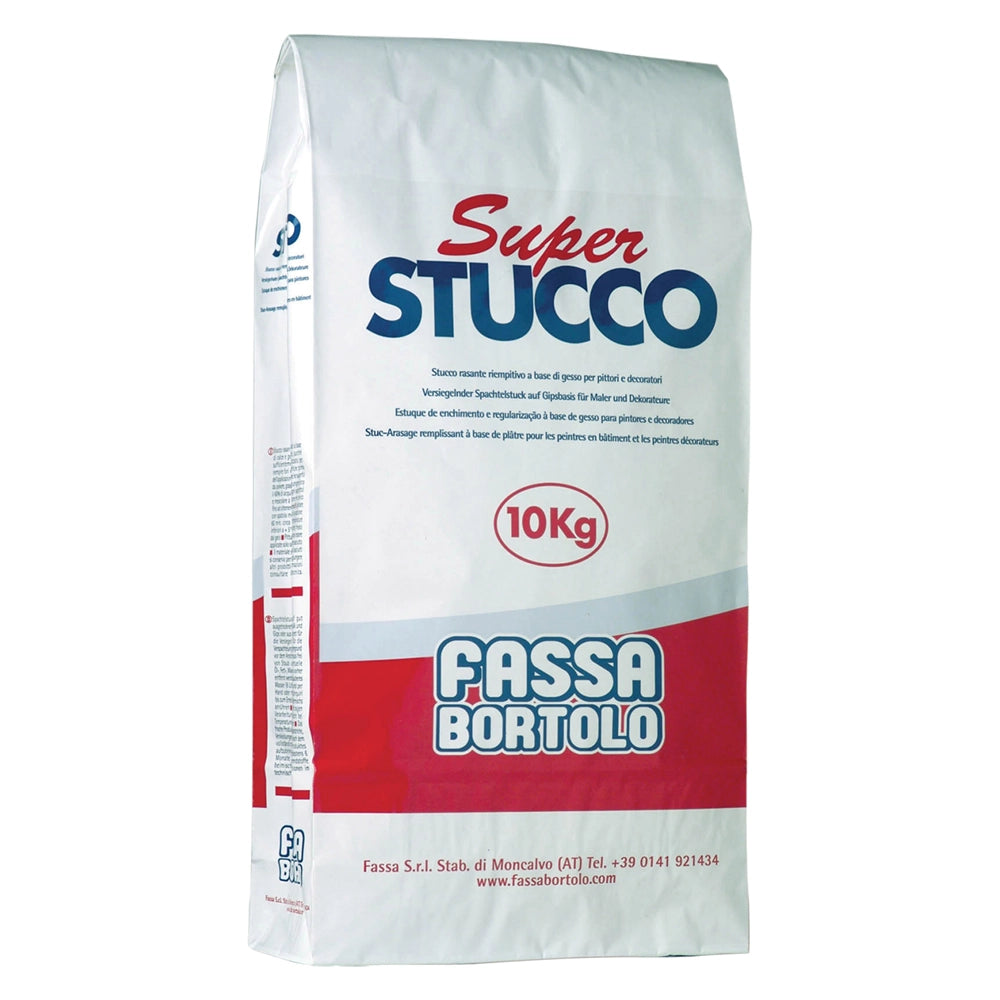STUCCO IN POLVERE 'SUPER STUCCO' Kg. 10  - FASSABORTOLO
