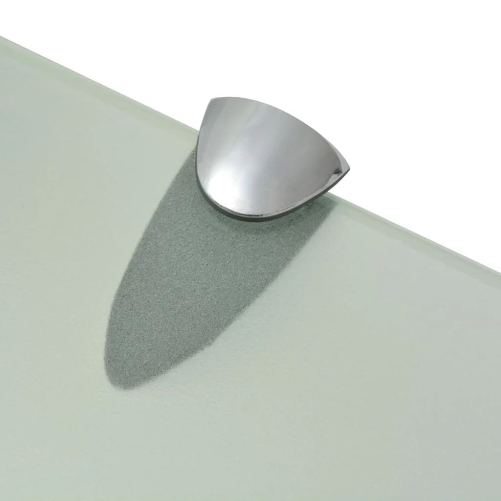 Mensola/armadietto/mobile in vetro da parete 40 x 10 cm vetro da 8 mm 2702136/2