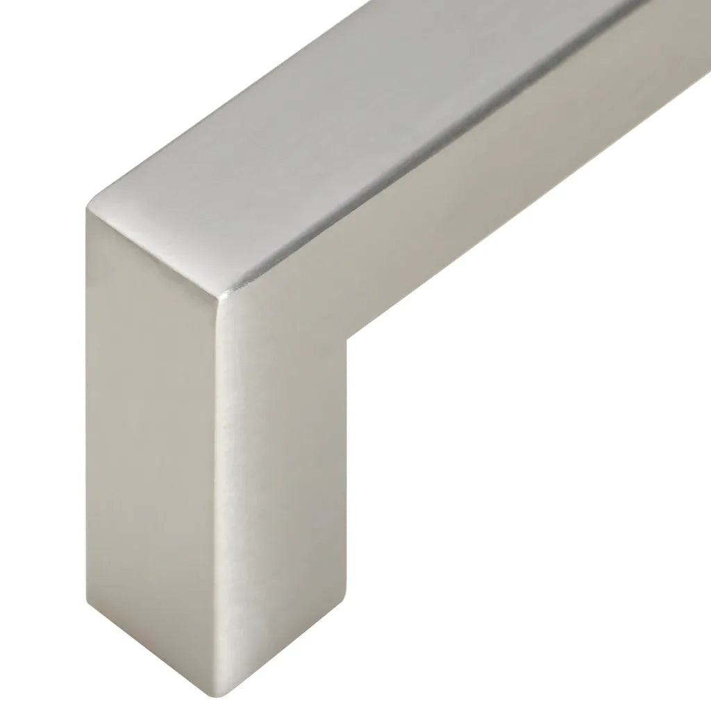 Maniglie per Mobili 10pz Argento 96mm in Acciaio Inox 155381
