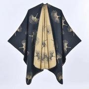 Sciarpa in cashmere con motivo a rombi geometrici