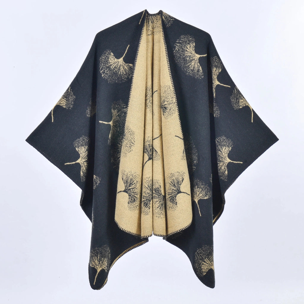 Sciarpa in cashmere con motivo a rombi geometrici