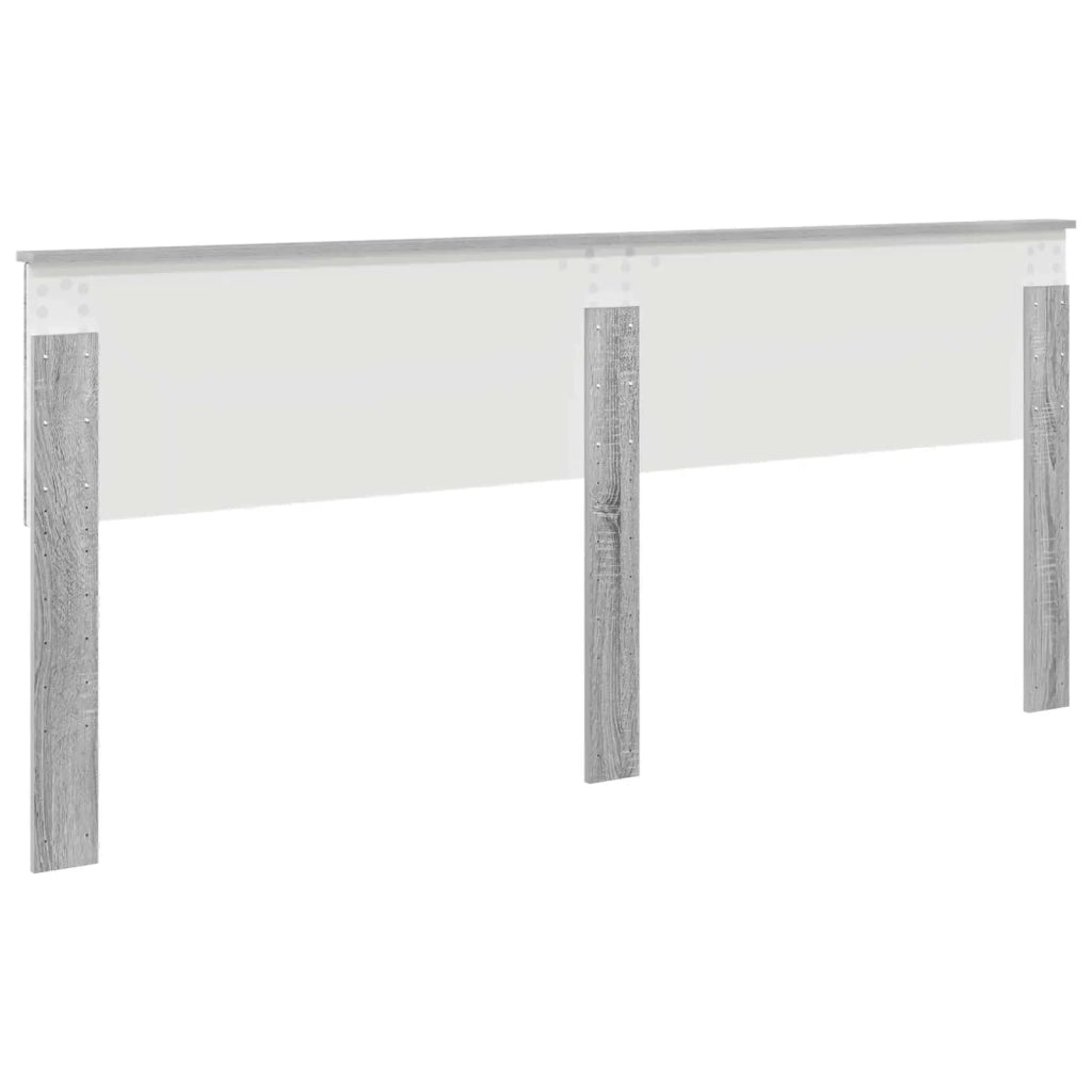 Testiera | Testata Grigio Sonoma Legno multistrato