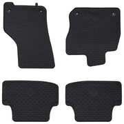 Tappetino per Auto 4 pcs Nero Gomma 42029086
