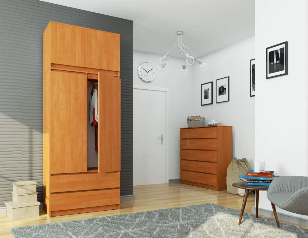Sopralzo per armadio AKORD S90 Ontano 90 cm 2 ante 90x51x55 cm