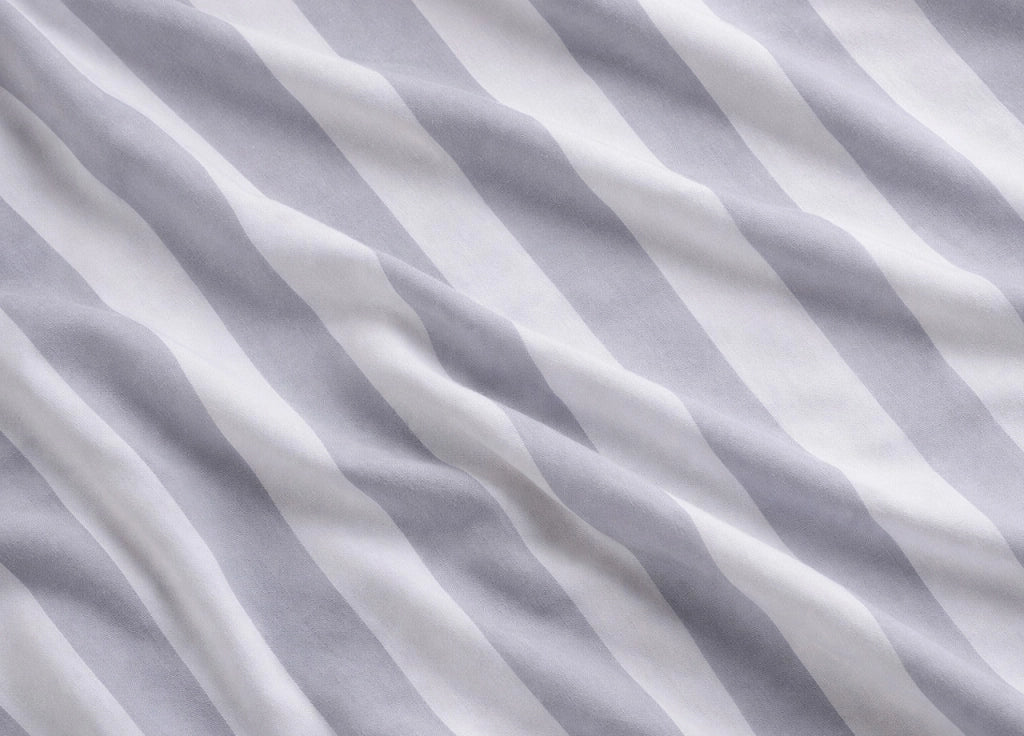 Completo Lenzuola Letto In 100% Cotone Made Italy Disegno Elite - Piazza E Mezza - Grigio