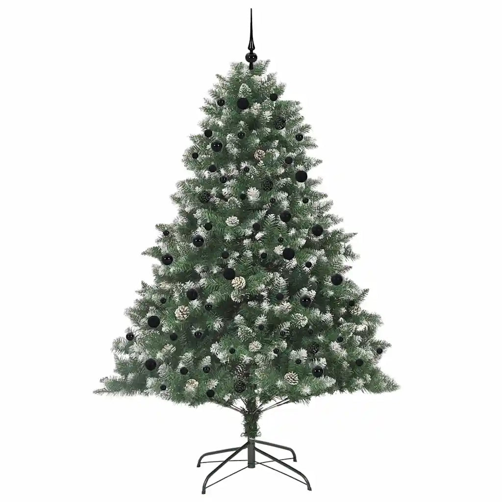 Albero di Natale artificiale con 300 LED Verde 240 cm 3395258