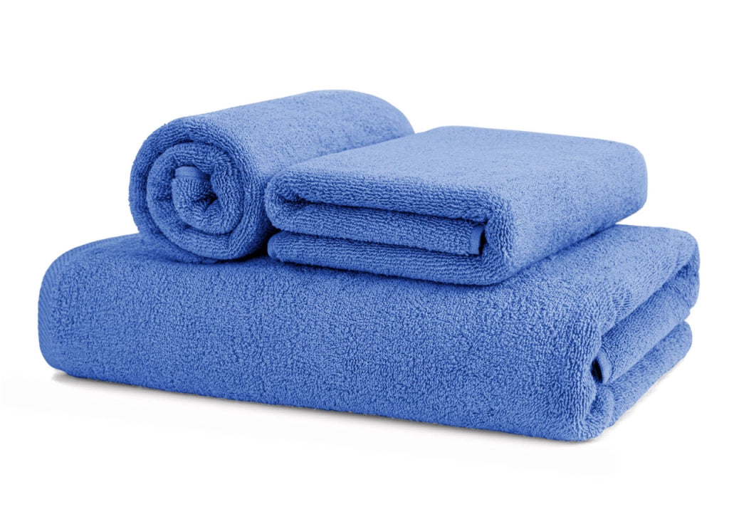 Asciugamani Salvietta Bagno In Morbida Spugna Modello Sophie Colore Blu Navy - Ospite - Blu Navy