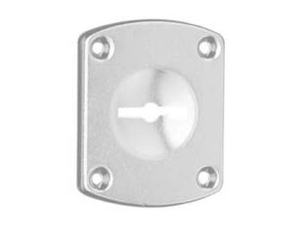1pz bocchetta cromata doppia mappa con incavo mm.8 31-03 - incavo mm.8 (31-03) cod:ferx.fer300155