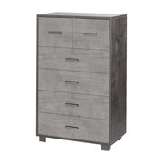 Mobile 4+2 Cassetti Kit Ossido Nero cm 70x41x112h - Sarmog
