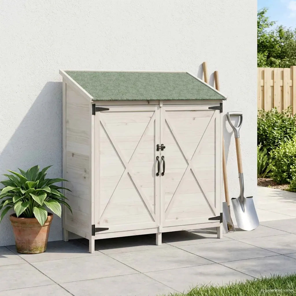 Capanno da Giardino Bianco 106 x 56 x 113,5 cm 42033473