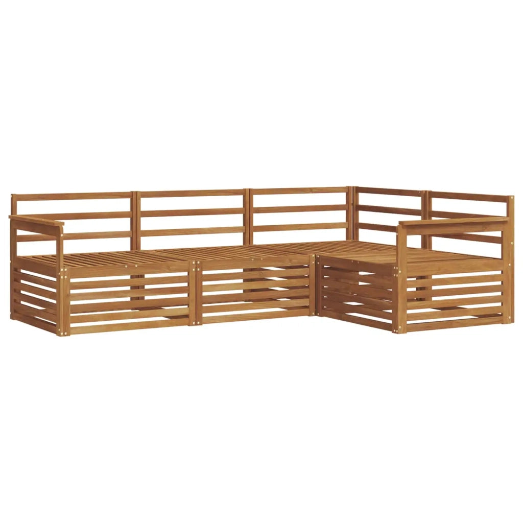 Set di divani da esterno 4 pcs Naturale 3373364