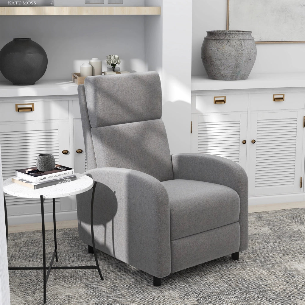 Poltrona reclinabile relax ¨C Minimal ¨C Grigio 64x86x102 cm