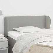 Testiera ad Orecchio Grigio Chiaro 83x23x78/88 cm in Tessuto 3116838