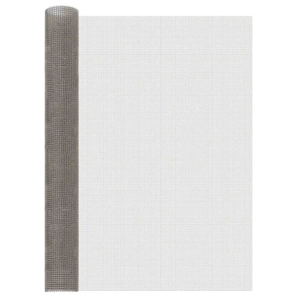 Rete per schermatura 100 x 1000 cm 3 Mesh Argento 42039640