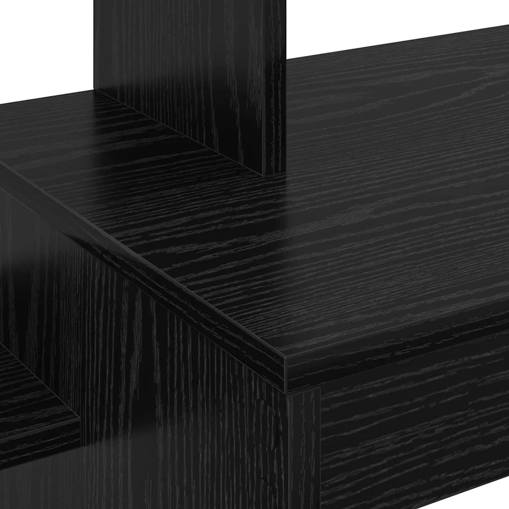 Scrivania Rovere Nero 100 x 40 x 90 cm Legno multistrato 869315