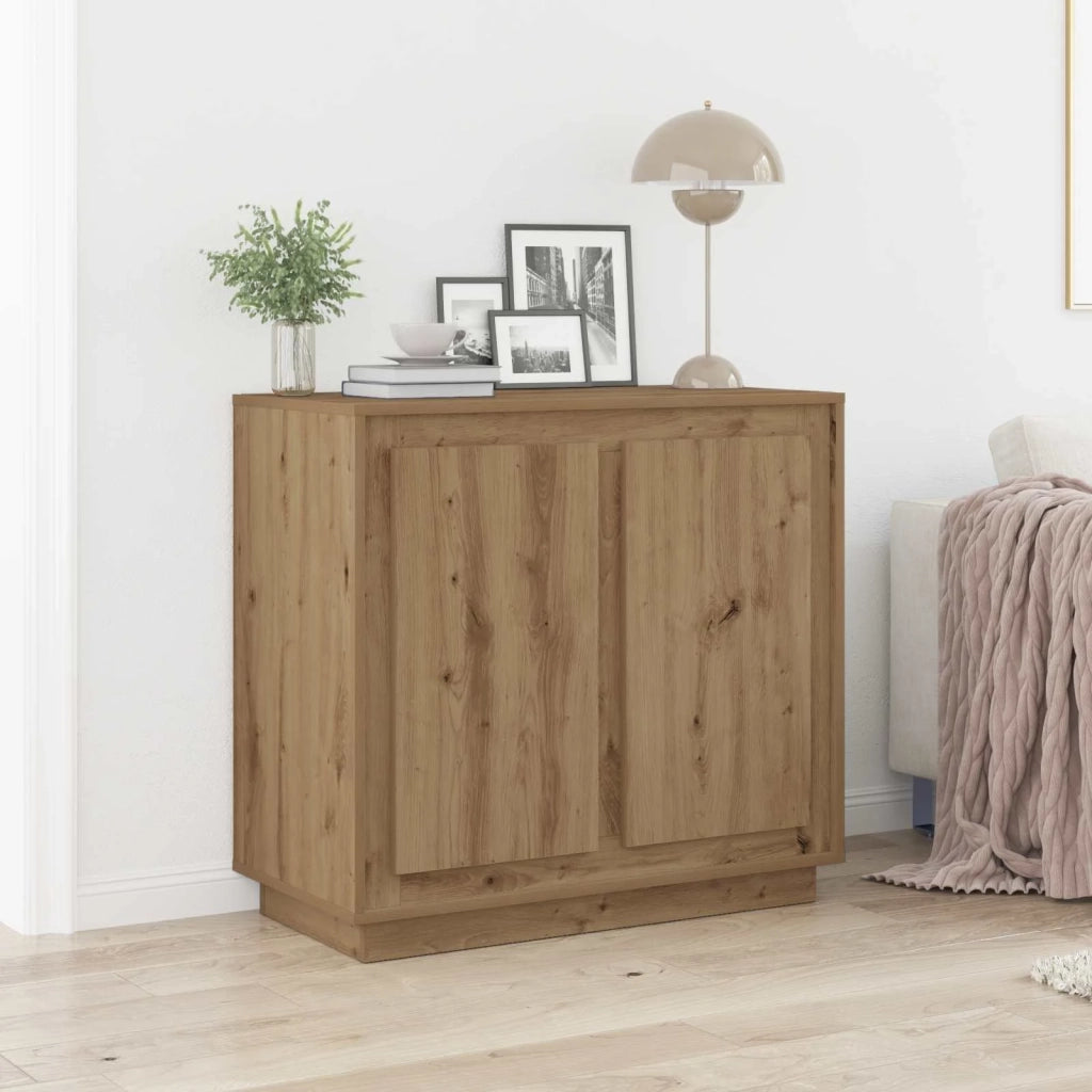 Credenza | Madia | Buffet da pranzo | Armadio da pranzo Rovere artigianale 80 x 40 x 75 cm Legno multistrato