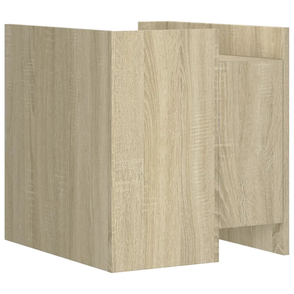 Comodino | Armadio da Notte | Mobiletto da notte Rovere Sonoma 45x50x50 cm in Legno Multistrato