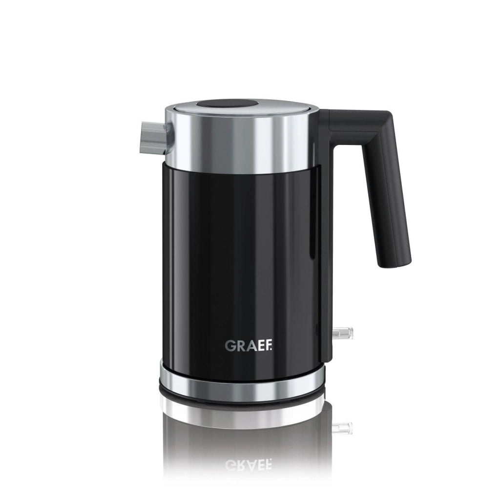 Graef WK402 bollitore elettrico 1 L Nero, Acciaio inossidabile