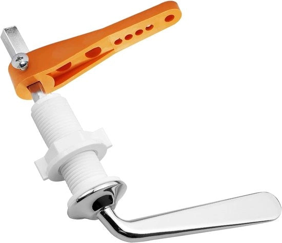 Manicotto per doccia con maniglia regolabile - maniglia per doccia con supporto per serbatoio - maniglia per doccia con protezione anticorrosione - facile da installare - inclusa viti di fissaggio - maniglia per doccia