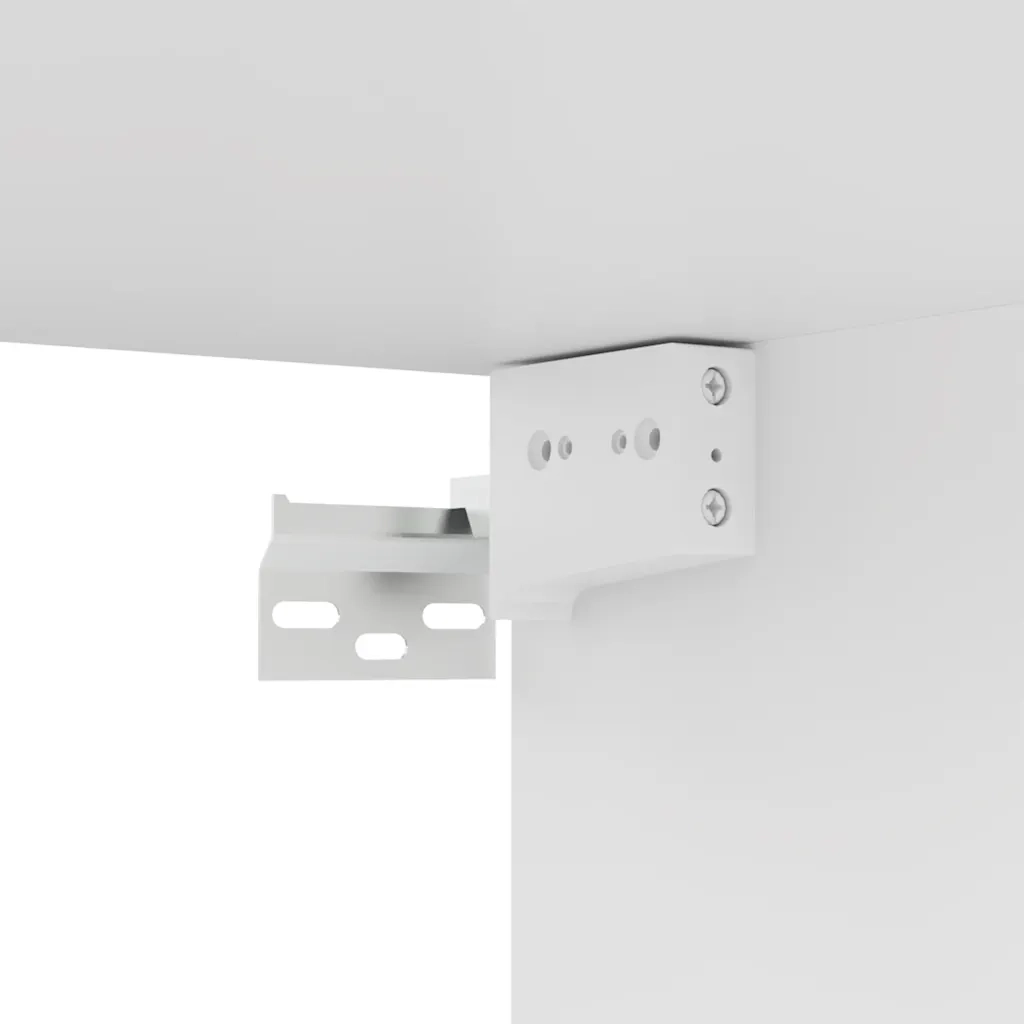 Set Mobili Porta TV 4 pz | Armadietto TV | Mobile Porta TV Bianco in Legno Multistrato