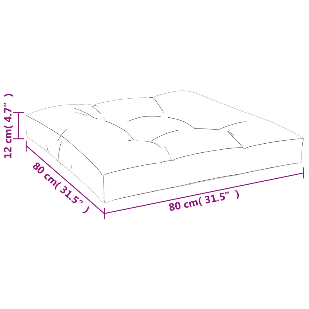 Cuscini per Pallet 2 pz | Cuscini per sedie Blu in Tessuto