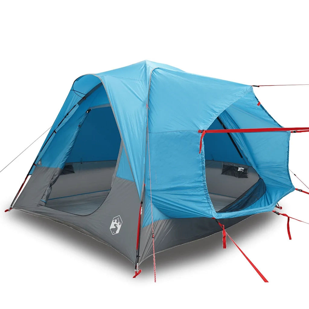 Tenda da campeggio | Tenda da campo per Auto per 4 Persone Blu Impermeabile