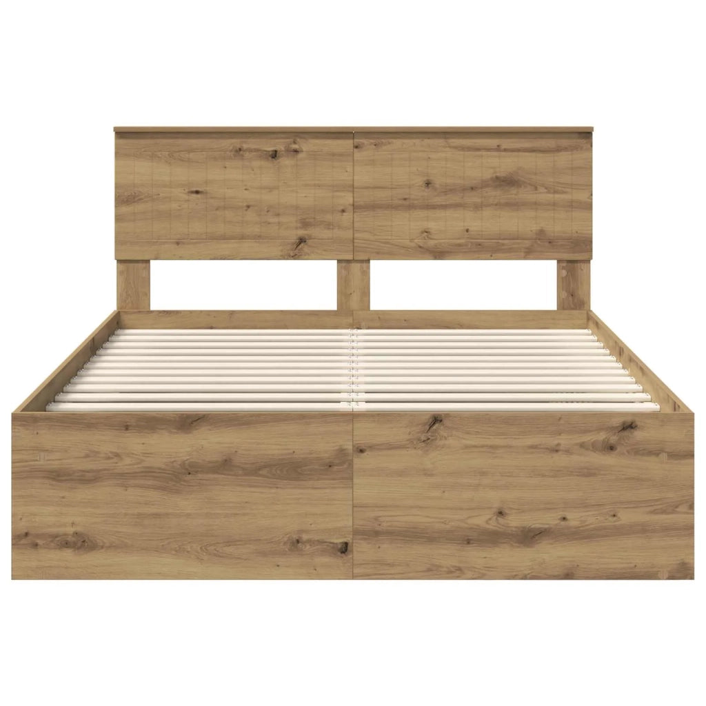 Struttura del letto-Giroletto Rovere Artigianale 135 x 190 cm 933844