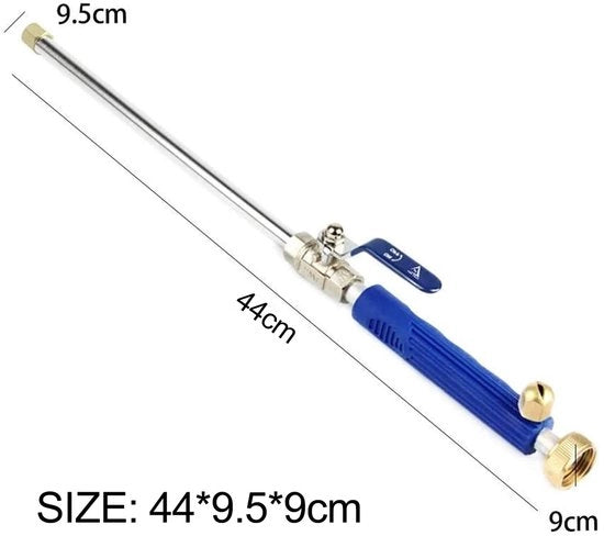 Sistema di irrigazione portatile - Tubo di alta pressione - Pistola per acqua ad alta pressione - Aspirapolvere per giardino - Tubo flessibile per giardino - Lega di alluminio leggera - Inclusi accessori