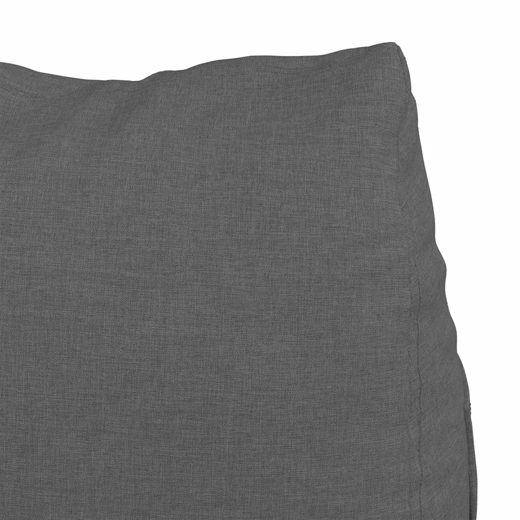 Cuscino per Schiena Grigio scuro 45 x 20 x 35 cm Tessuto 42015003