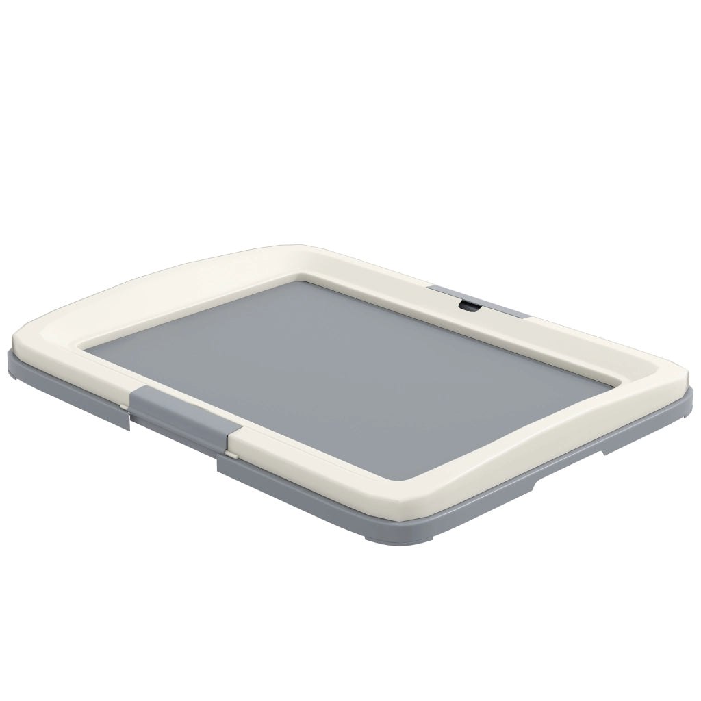 Bandeja Igienica per Cani con Griglia ¨C Zephmum ¨C Grigio 63x48.5x6 cm