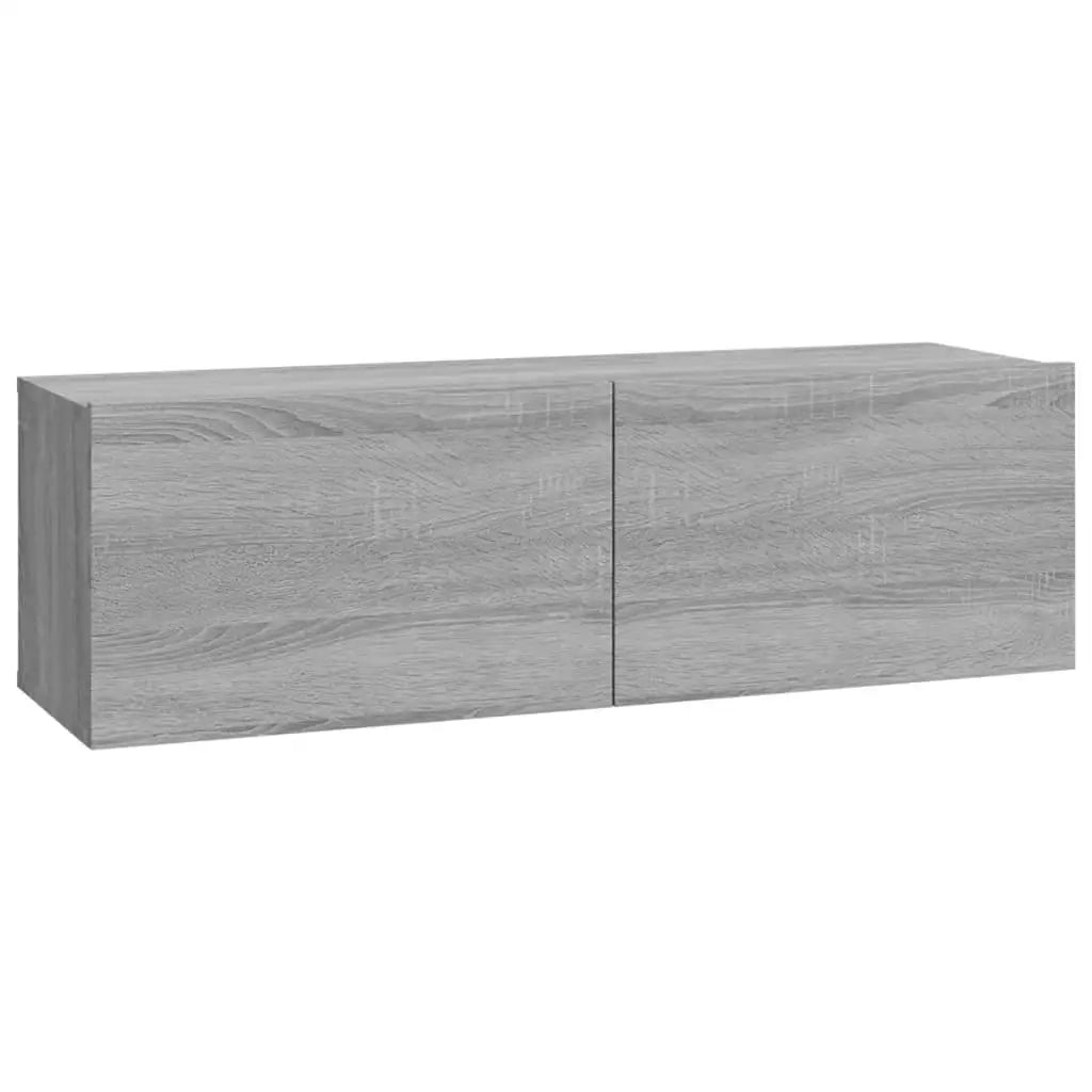Set di Mobili Porta TV 7 pz | Armadietto TV | Mobile Porta TV Grigio Sonoma in Legno Multistrato