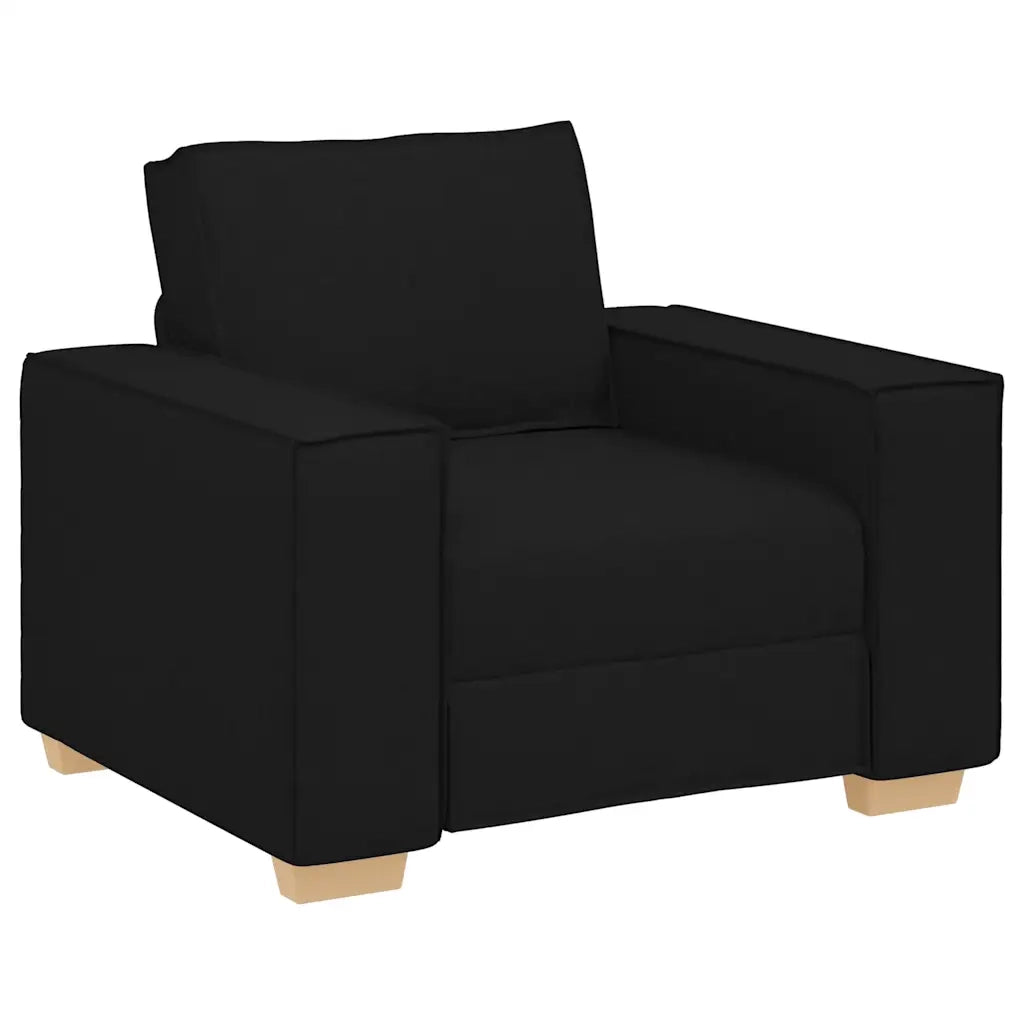 Poltrona Divano Nero 100x78x84 cm Tessuto 4104962