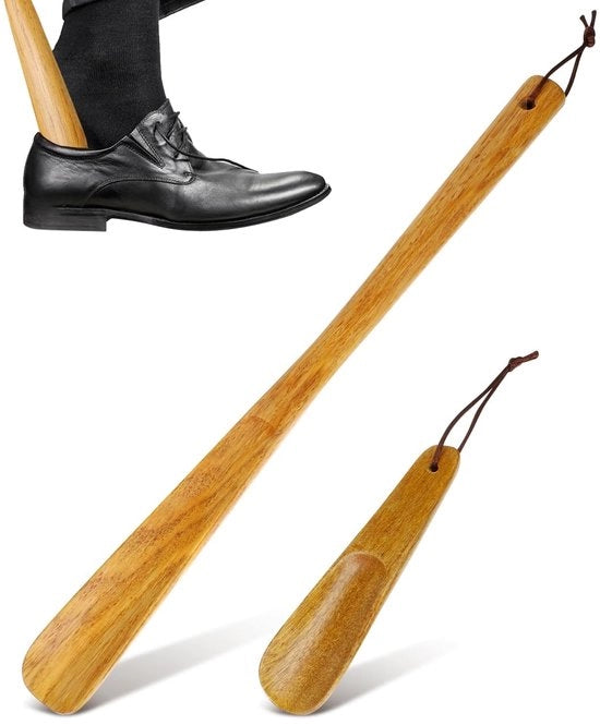 Scoiattolo ortopedico con design di progettazione - Lunghezza della maniglia 40 cm - Dimensioni compresse 16 cm - Scoiattolo in legno - Manufatto artigianale - Riduce il dolore ai piedi - Aiuto per la pulizia dei piedi