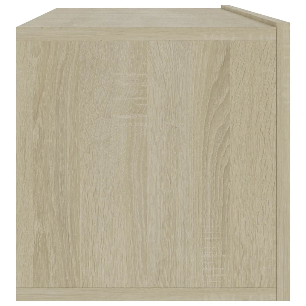 Mobile Porta TV Rovere Sonoma 100x30x30 cm in Legno Multistrato 801484