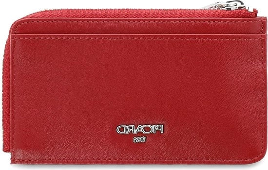Tas a Portafoglio per Donna Bingo Piccola - Rosso | Chiusura a Rittenslitta - 1x8x13 cm | Utilizzo Giornaliero - Dimensione Standard